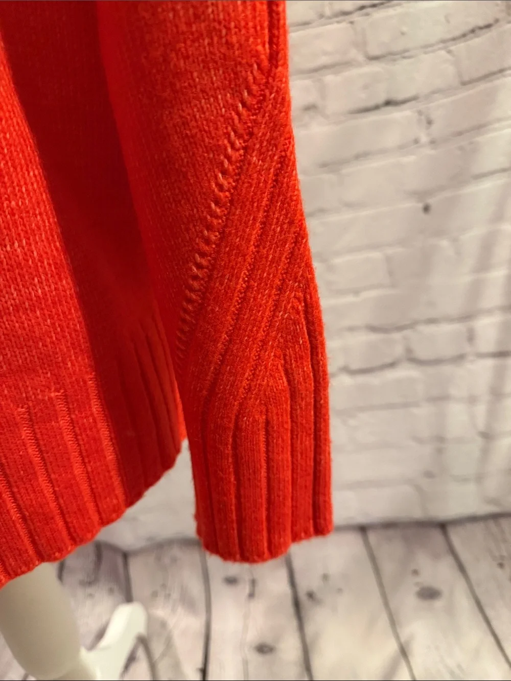 On 34th Red Cowl Neck Sweater - Soft Cozy Knit